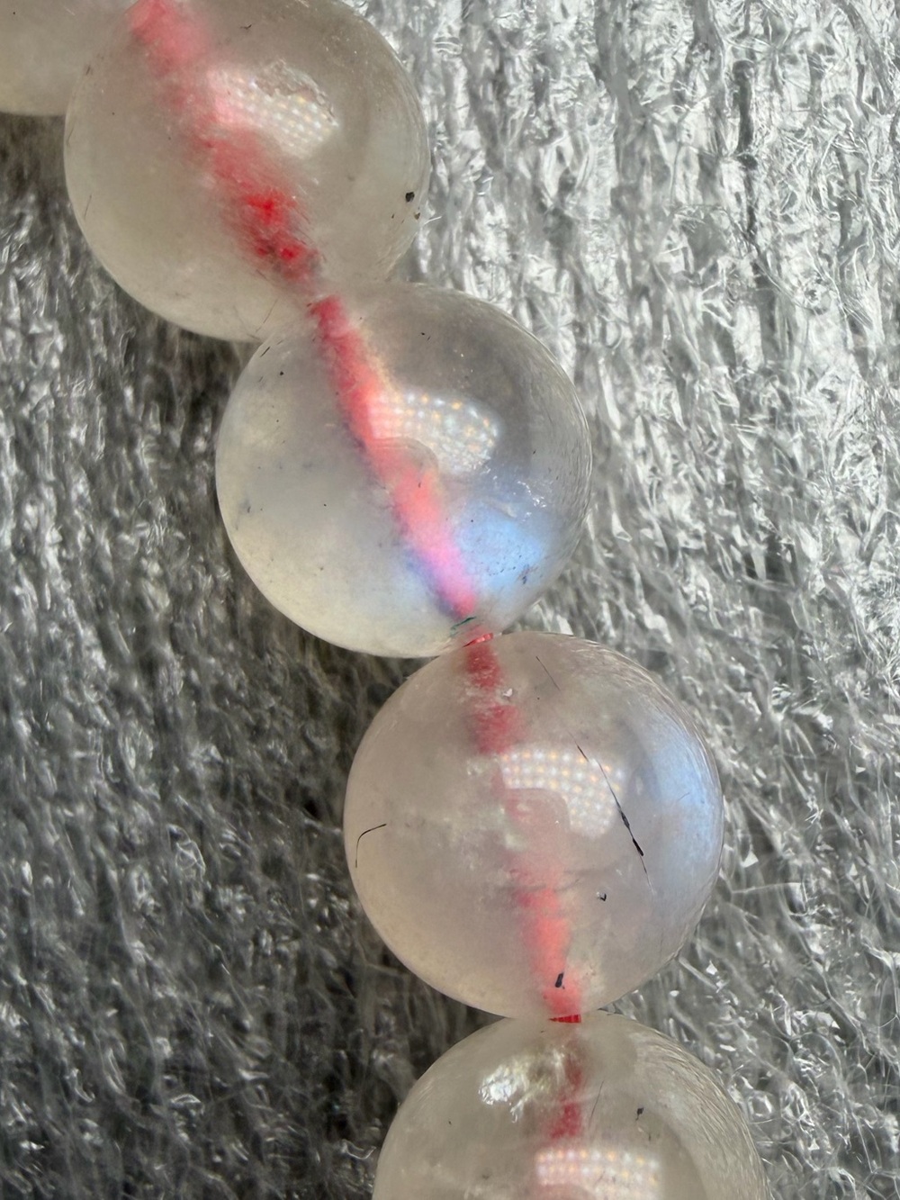 Gorgeous 10MM Pink Moonstone Natural Crystal Bracelet